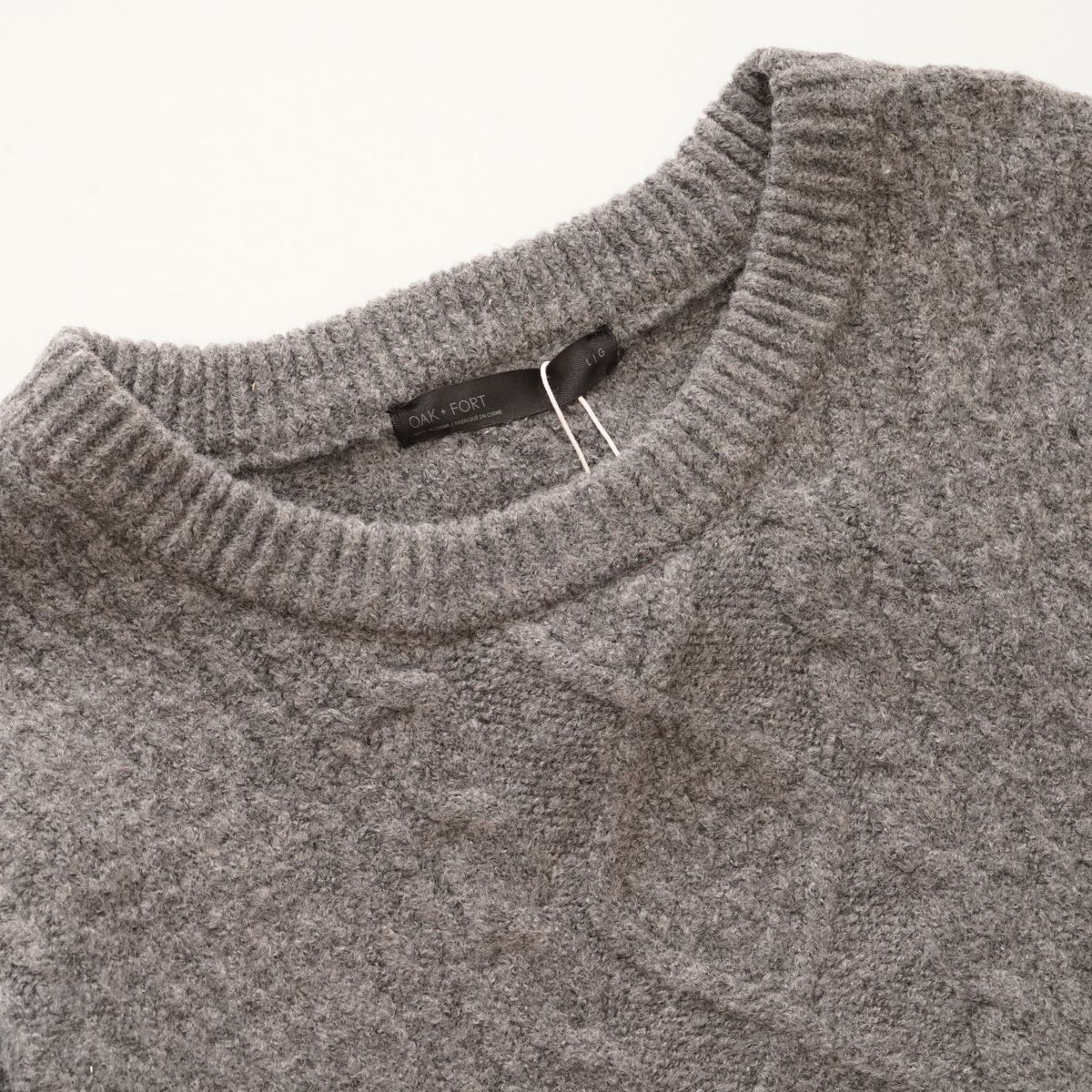 【MEN & WOMEN】OAK + FORT ケーブルニット