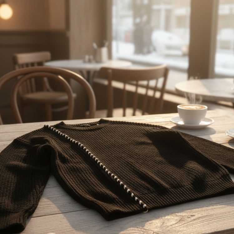 【MEN】KARL LAGERFELD コットンロープニット