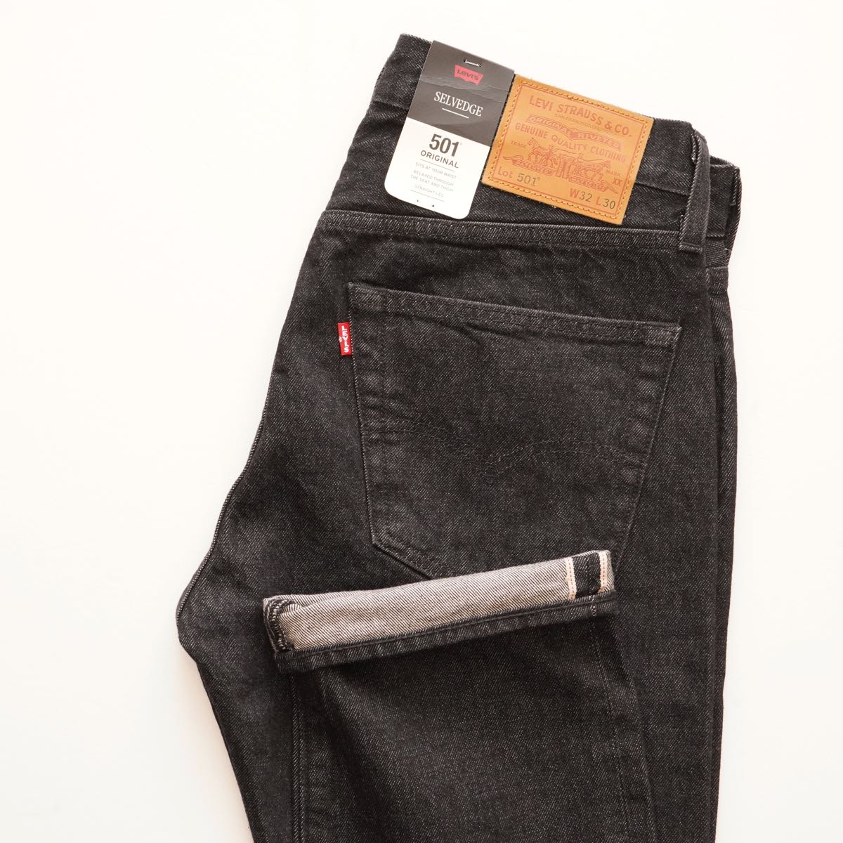 【MEN】LEVI'S 501 BLACK REDLINE BIG E