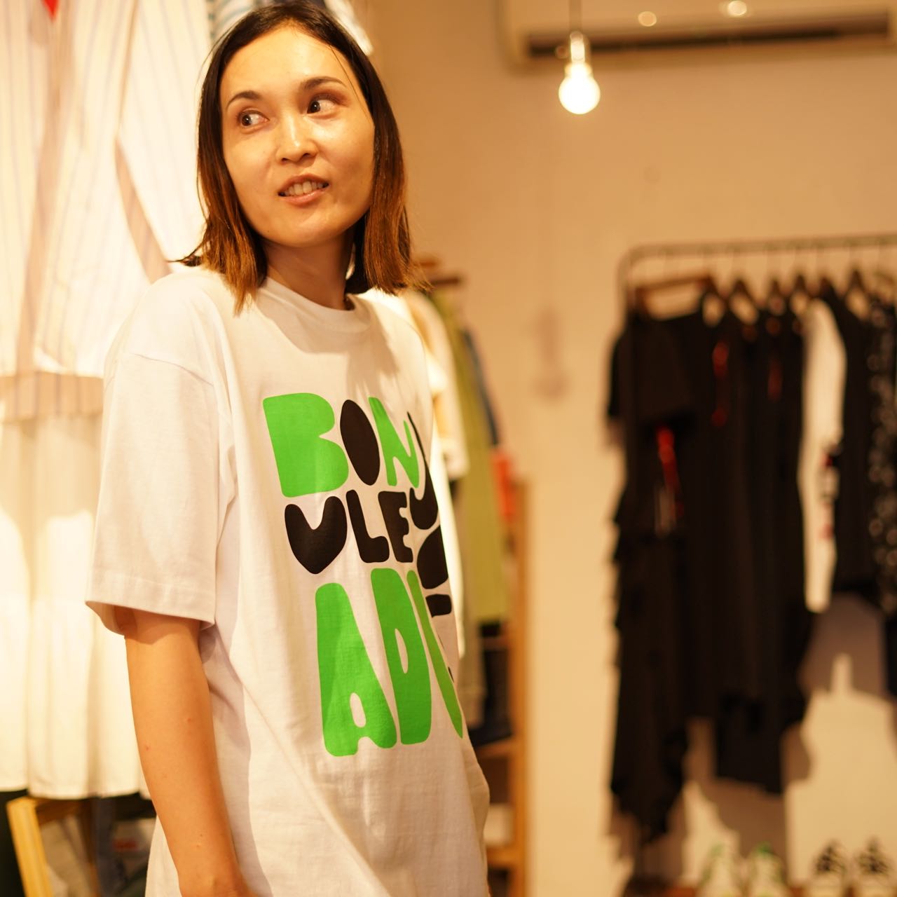 BONJOUR TEE サイズ比較