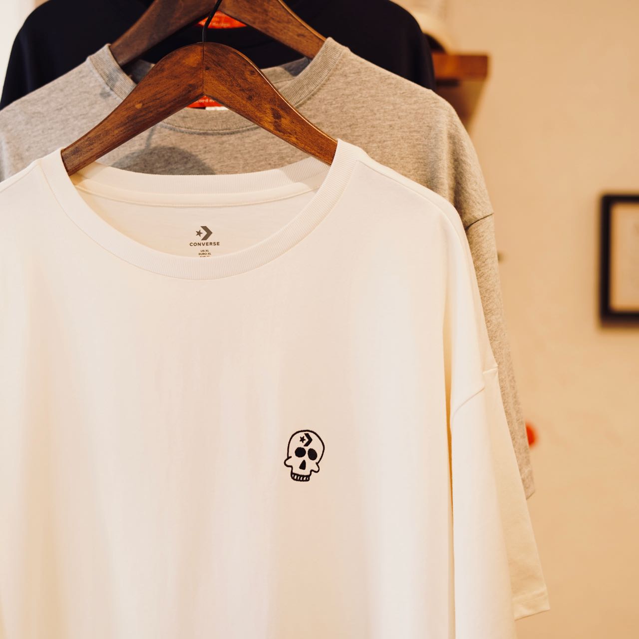 US CONVERSE SKULL TEE