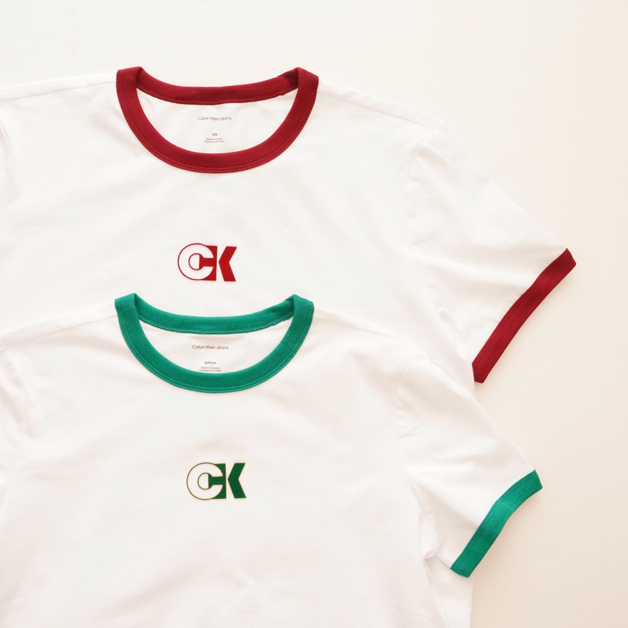 【WOMEN】カルバンクライン リンガーTee
