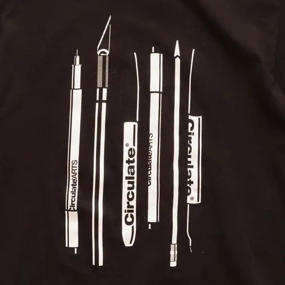 【MEN】CIRCULATE ART TOOLS TEE