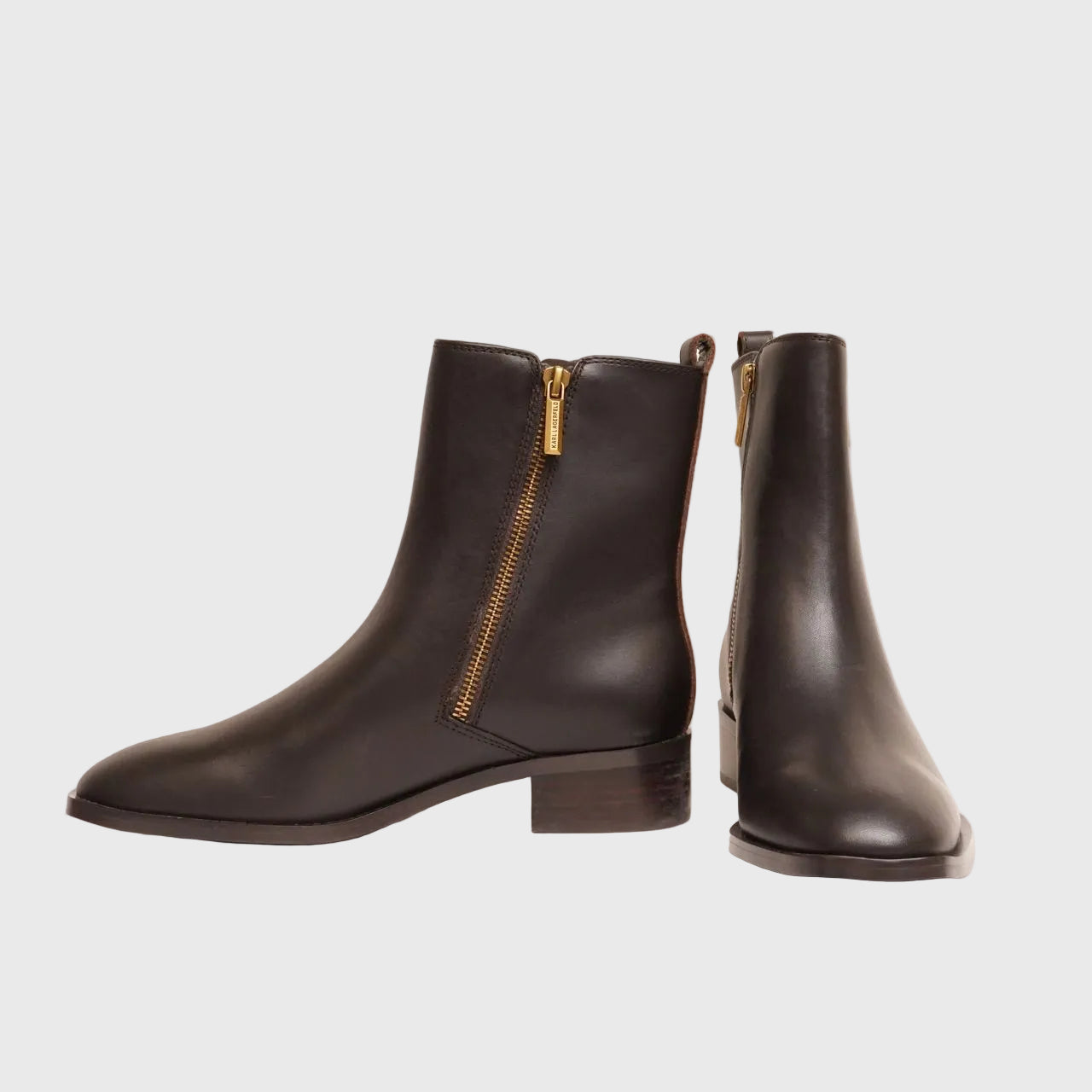 【WOMEN】カールラガーフェルド  ZIP BOOTS