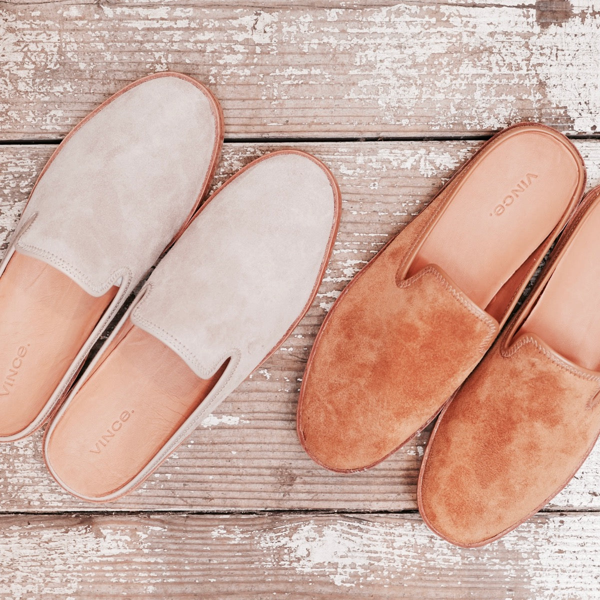 【WOMEN】Vince.Back-less Loafers