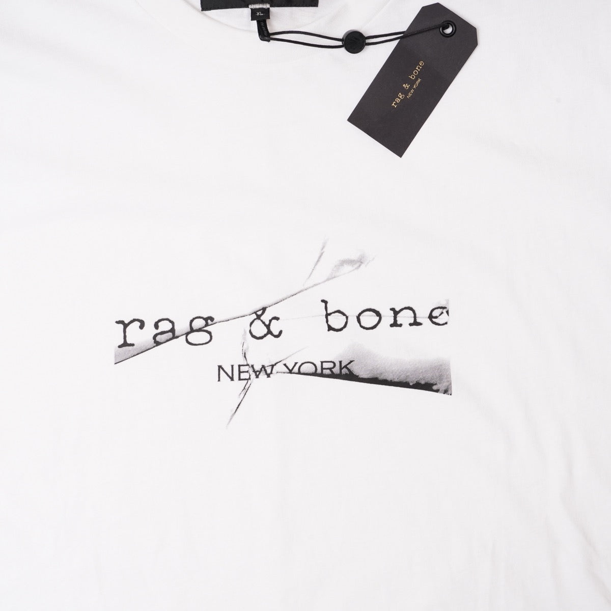 【MEN】rag&bone NEW YORK CRINKLE LOGO TEE