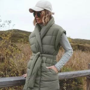 【WOMEN】splendid x Cellajaneblog 中綿ロングベスト