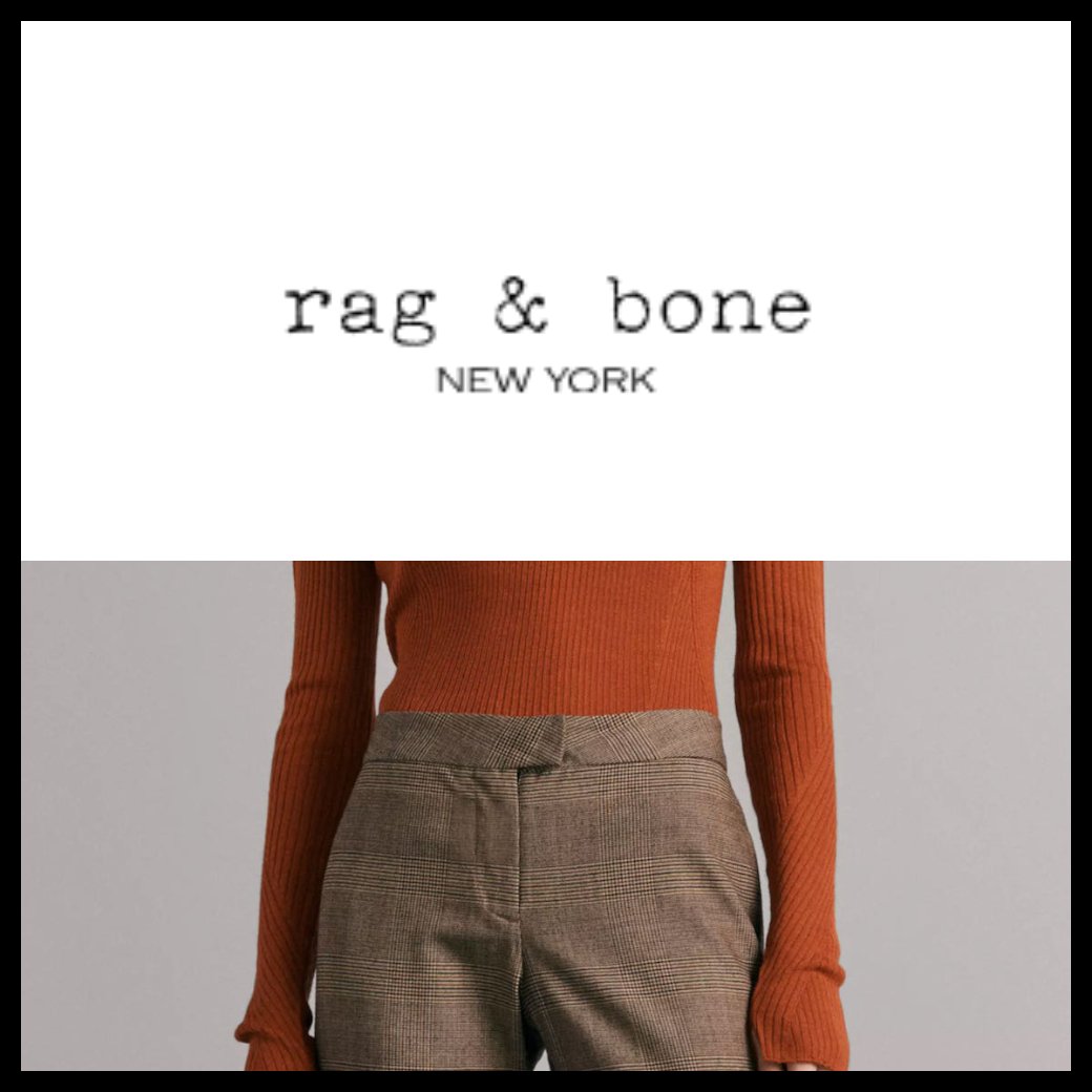 【WOMEN】rag&bone Wool Check Pant