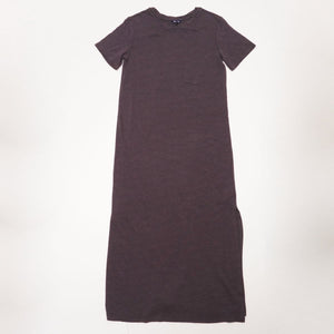 スプレンディッド  チャコールグレー ポケット付き ロング Tシャツワンピース ドレス  SPLENDID C.GRAY POCKET LONG TEE DRESS WOMENS