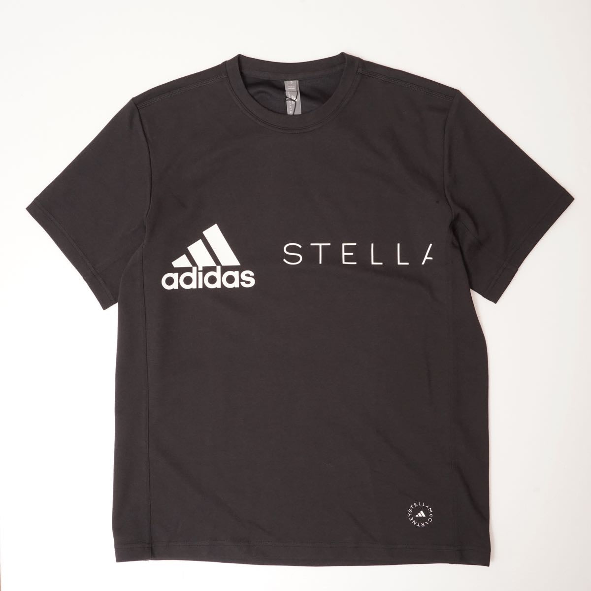 アディダス ステラマッカートニー ブラック ルーズフィットT ADIDAS STELLA MCCARTNEY BLACK BIG TEE