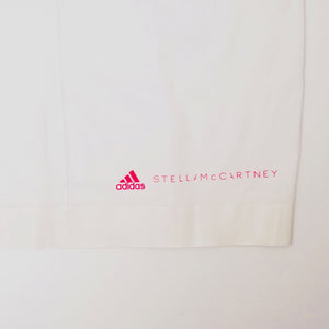 アディダス ステラマッカートニー ホワイト ルーズフィット コラボ  ロゴ Tシャツ ADIDAS × STELLA MCCARTNEY WHITE BIG LOGO TEE WOMEN