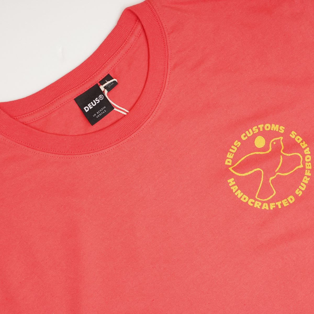 DEUS EX MACHINA デウスエクスマキナ レッドローズ CRAFTED TEE プリントTシャツ RED ROSE CRAFTED TEE