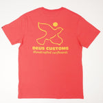 画像をギャラリービューアに読み込む, DEUS EX MACHINA デウスエクスマキナ レッドローズ CRAFTED TEE プリントTシャツ RED ROSE CRAFTED TEE
