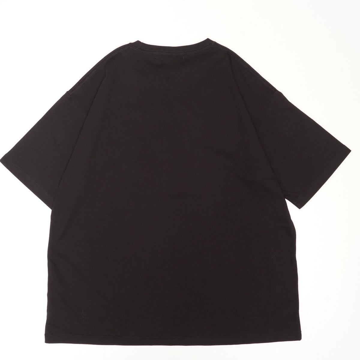 アドラーブル オリジナル ブラック ビッグシルエット ロゴ Tシャツ ドロップショルダー ADOLUVLE ORIGINAL BLACK LOGO TEE DROP-SHOULDER LOOSE-FIT MADE IN JAPAN