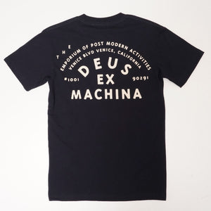 DEUS EX MACHINA デウスエクスマキナ ネイビー ザA100 プリントTシャツ NAVY THE A100 TEE