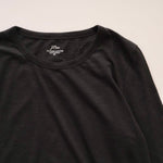 画像をギャラリービューアに読み込む, ジェイクルー ブラック ビンテージコットン ロングスリーブTシャツ J.CREW BLACK LONG SLEEVE TEE VINTAGE COTTON T-SHIRTS WOMENS
