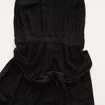 画像をギャラリービューアに読み込む, スプレンディッド  ブラック Vネック リネン混ドレス ワンピース SPLENDID BLACK V-NECK LINEN DRESS WOMENS
