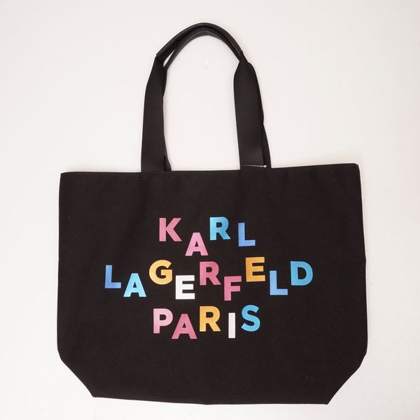 KARL LAGERFELD PARIS カールラガーフェルド ブラック キャンバス