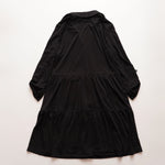 画像をギャラリービューアに読み込む, KARL LAGERFELD PARIS カールラガーフェルド ブラック ロゴテープ スリーブ ワンピース ドレス BLACK LOGO-TAPE SLEEVE DRESS WOMEN
