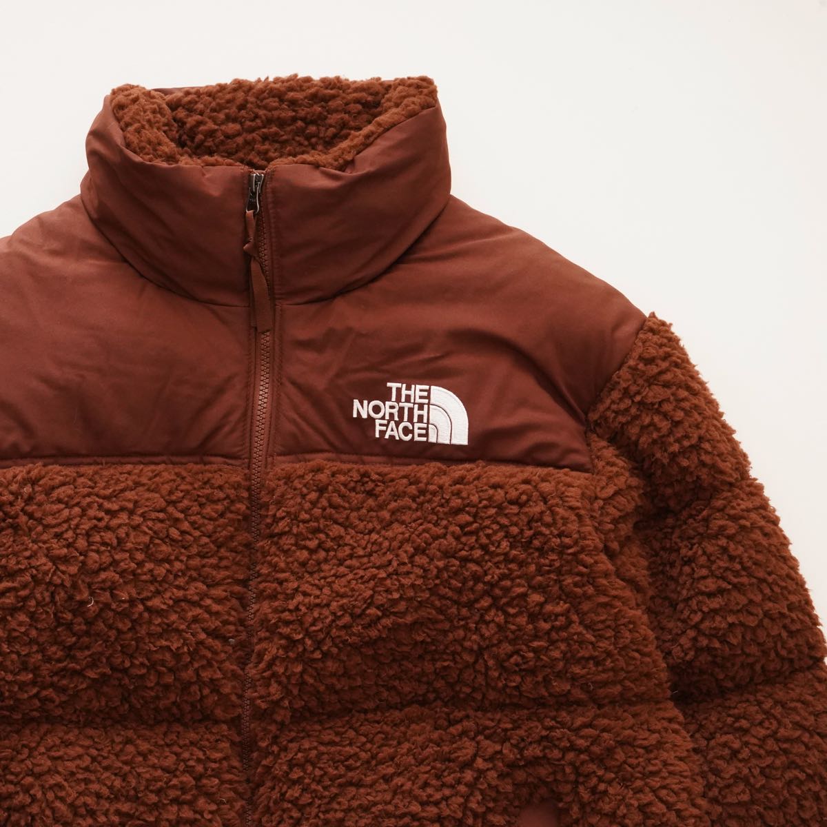 ノースフェイス ヌプシ ボアダウンジャケット ダークオークブラウン NORTH FACE NUPTSE | adoluvle アドラーブル