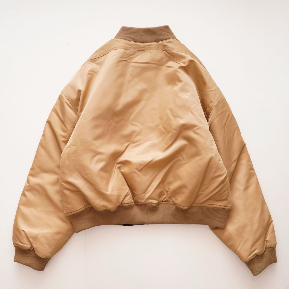 CK カルバンクライン カーキ シャンパンゴールド ブルゾン MA-1ジャケット CALVIN KLEIN KHAKI GOLD MA-1 JACKET BLOUSON WOMENS