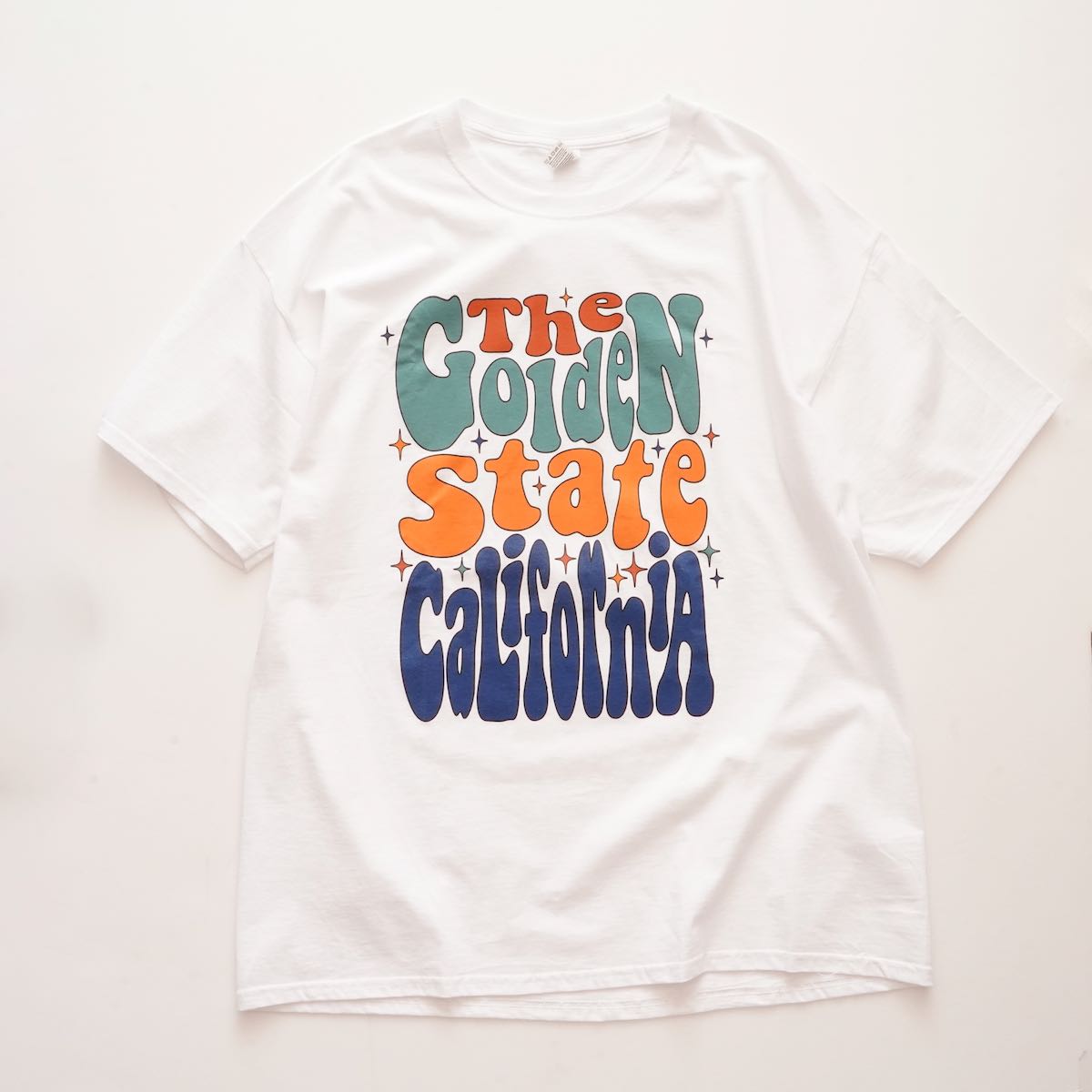 THE GOLDEN STATE CALIFORNIA ノーブランド  Tシャツ NO BRAND WHITE TEE FRUIT OF THE LOOM