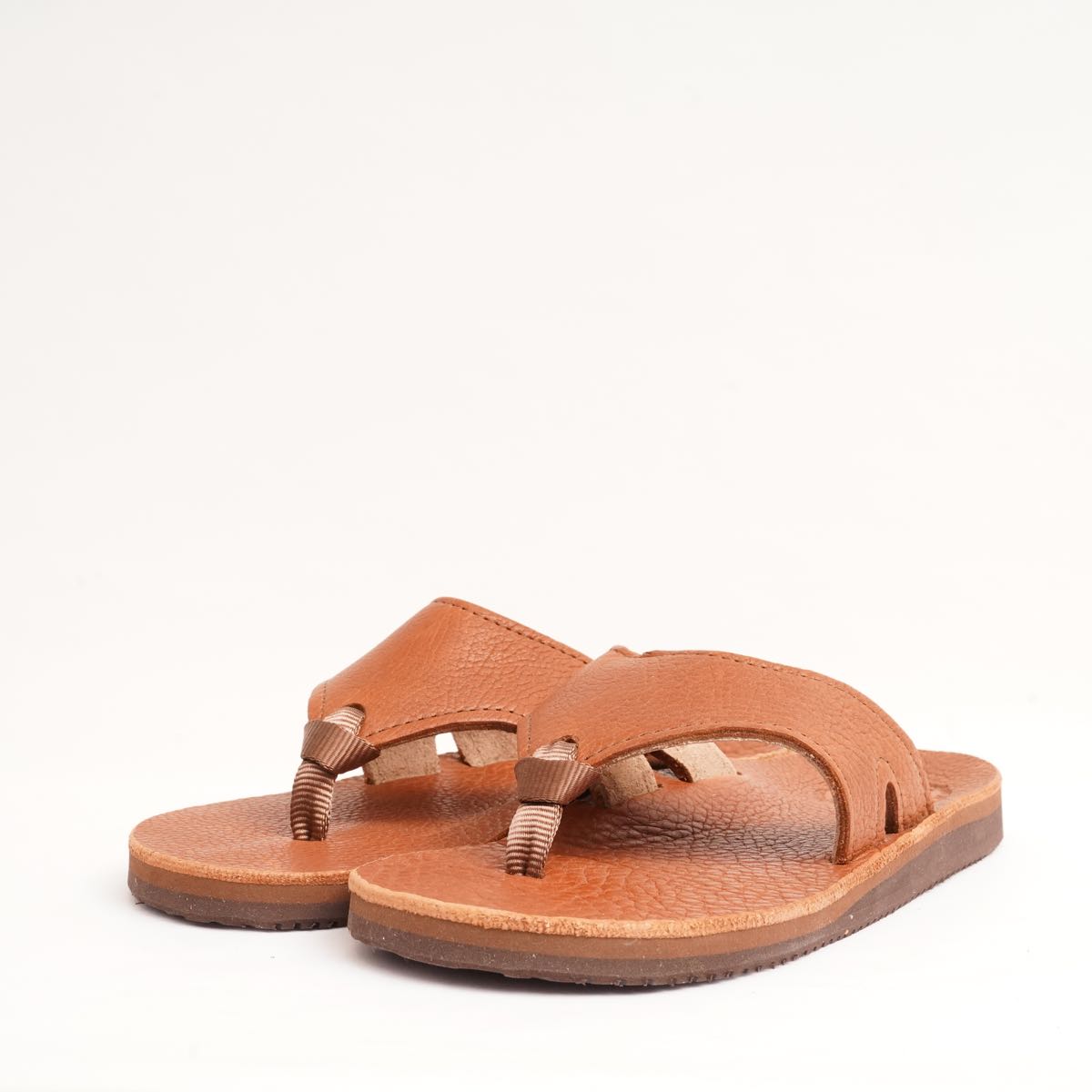 THE SANDALMAN 501 BEACH WIDE サンダルマン 501ビーチワイド ライトブラウン ブルハイド サンダル アメリカ製 LIGHT-BROWN BULLHIDE MADE IN USA MEN