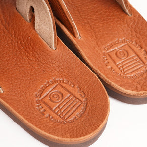 THE SANDALMAN 501 BEACH WIDE サンダルマン 501ビーチワイド ライトブラウン ブルハイド サンダル アメリカ製 LIGHT-BROWN BULLHIDE MADE IN USA MEN