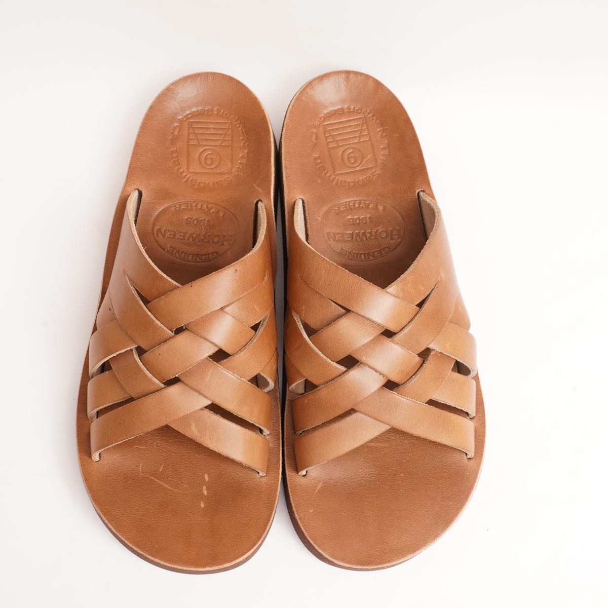 THE SANDALMAN BEACH WIDE CHOCO GOLDEN size 7,8,9,10 KLAMP 店