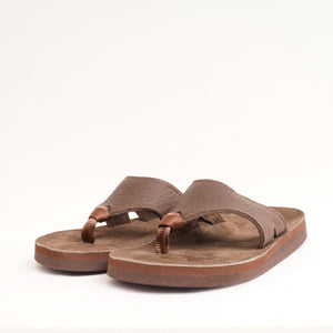 THE SANDALMAN 501 BEACH WIDE サンダルマン 501ビーチワイド ブラウン ブルハイド×スウェード サンダル アメリカ製 BROWN BULLHIDE BROWN SUEDE MADE IN USA MEN