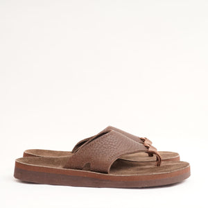 THE SANDALMAN 501 BEACH WIDE サンダルマン 501ビーチワイド ブラウン ブルハイド×スウェード サンダル アメリカ製 BROWN BULLHIDE BROWN SUEDE MADE IN USA MEN