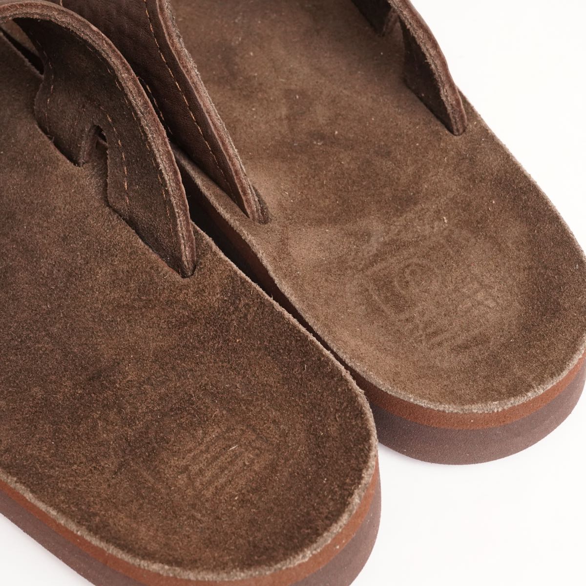 THE SANDALMAN 501 BEACH WIDE サンダルマン 501ビーチワイド ブラウン ブルハイド×スウェード サンダル アメリカ製 BROWN BULLHIDE BROWN SUEDE MADE IN USA MEN