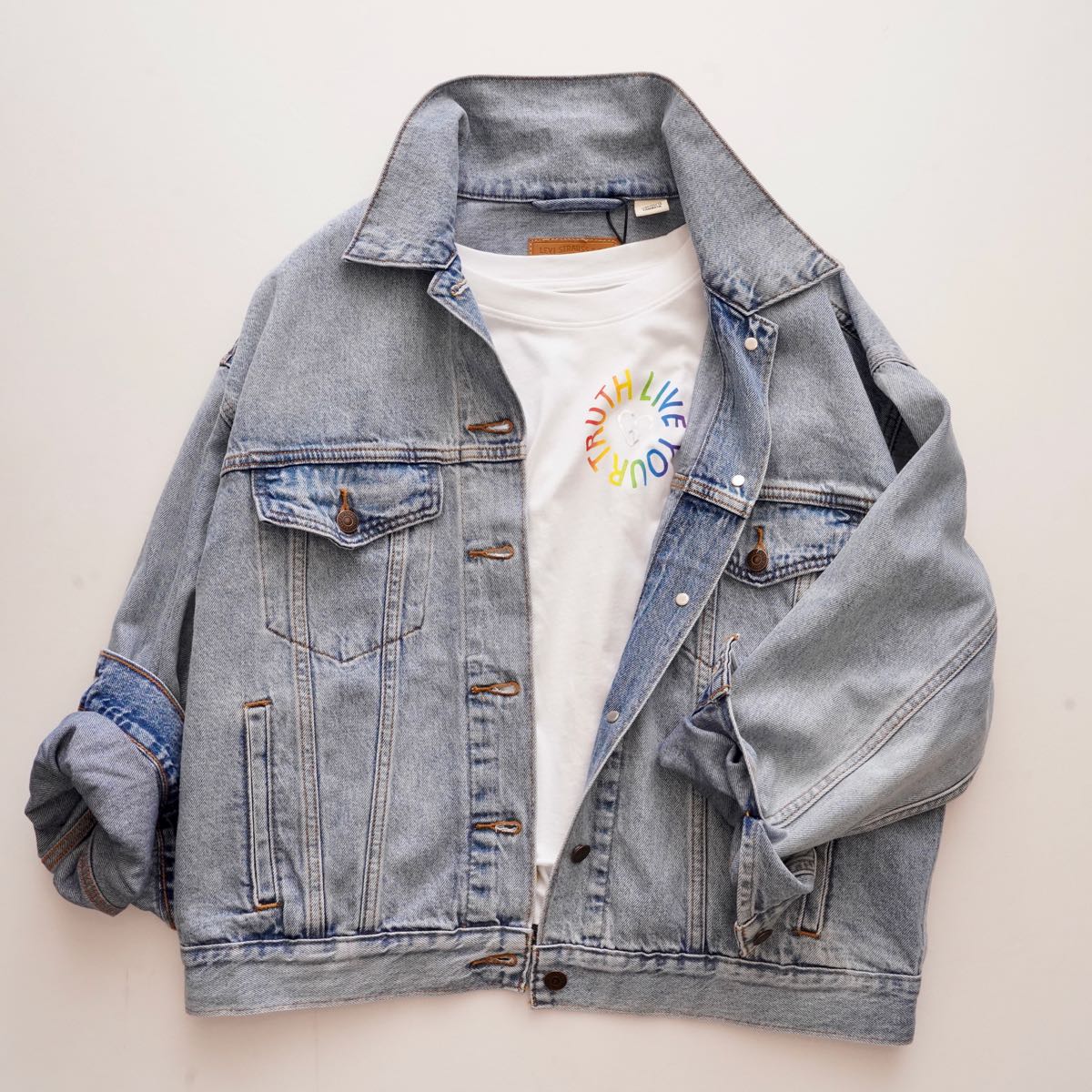 LEVI'S リーバイス ライトインディゴ Gジャン トラッカージャケット LIGHT INDIGO TRUCKER JACKET THIRD STYLE WOMENS