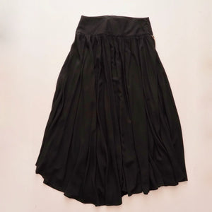 スプレンディッド ブラック アシンメティカル ギャザースカート SPLENDID BLACK ASYMMETRICAL  GATHER SKIRT WOMENS