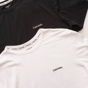 CK カルバンクライン ブラック 半袖 ロゴTシャツ  CALVIN KLEIN BLACK S/S LOGO TEE T-SHIRT WOMENS