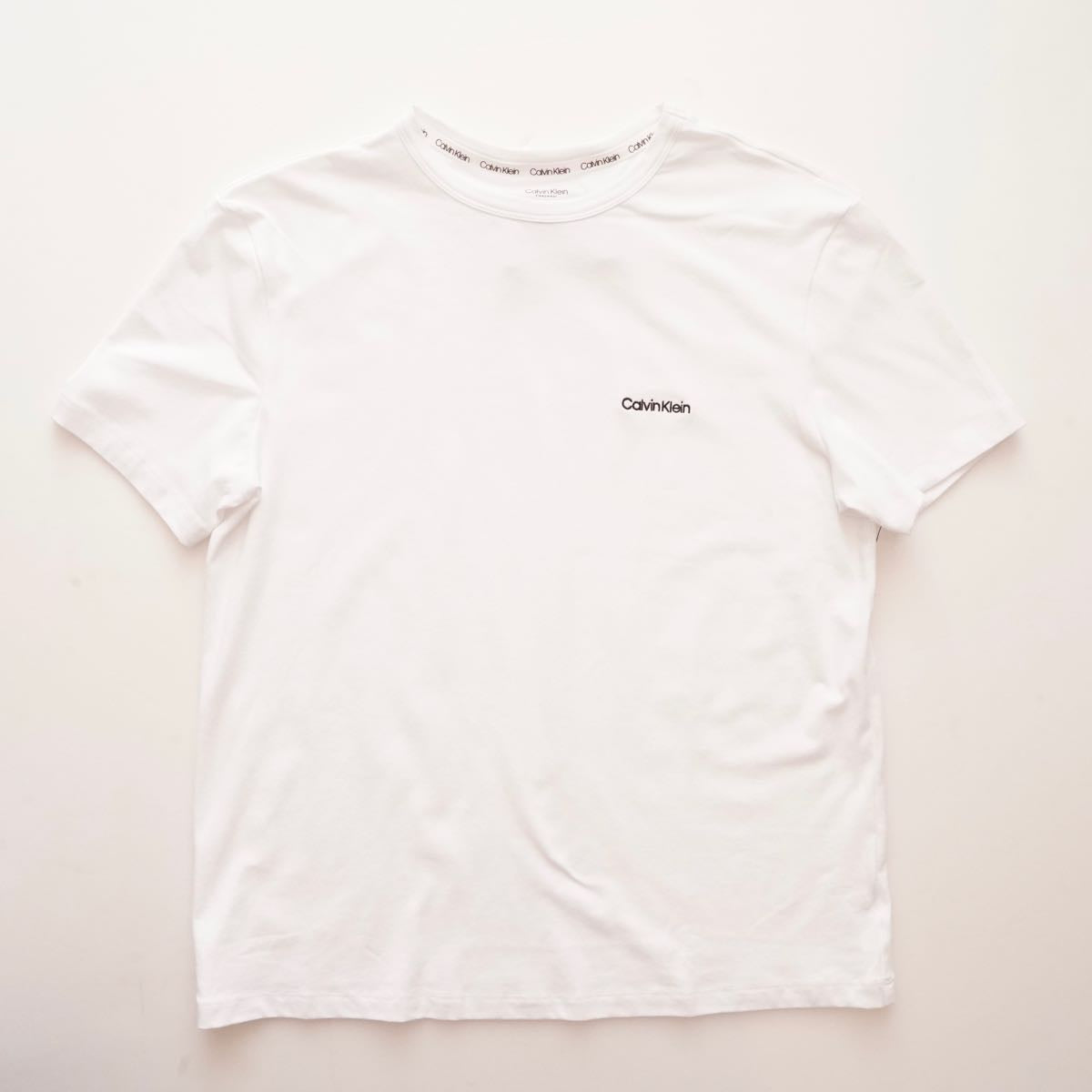 CK カルバンクライン ホワイト 半袖 ロゴTシャツ  CALVIN KLEIN WHITE S/S LOGO TEE T-SHIRT WOMENS