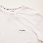 画像をギャラリービューアに読み込む, CK カルバンクライン ホワイト 半袖 ロゴTシャツ  CALVIN KLEIN WHITE S/S LOGO TEE T-SHIRT WOMENS
