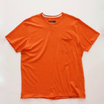 画像をギャラリービューアに読み込む, RAG&amp;BONE CORE Tee ラグアンドボーン オレンジ クルーネック ポケット Tシャツ ORANGE COTTON CREW NECK TEE MENS
