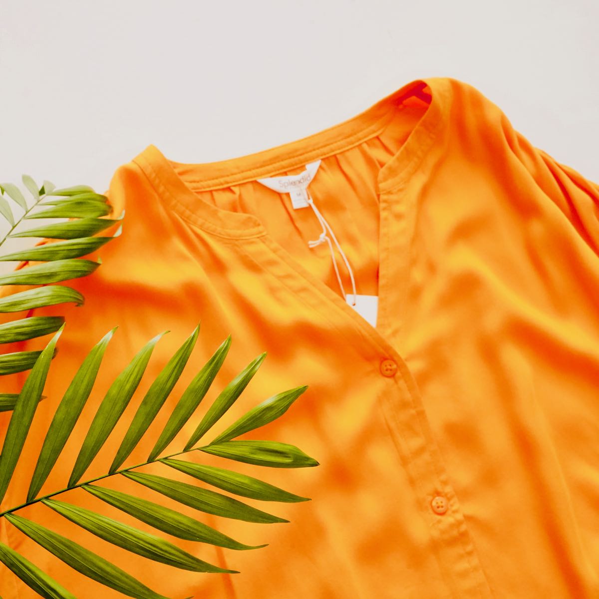 スプレンディッド  オレンジ 半袖 ブラウス カットソー SPLENDID ORANGE S/S BLOUSE  WOMENS