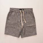 画像をギャラリービューアに読み込む, ヴィンス グレー ストライプ ヘンプ ショーツ ショートパンツ VINCE HEMP STRIPE SHORTS SHORT PANTS MEN
