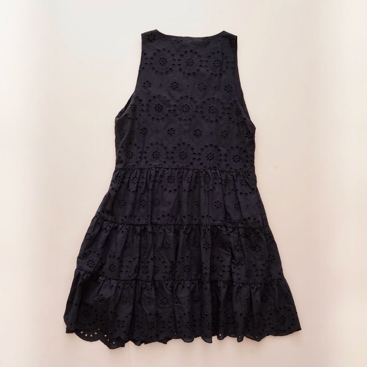 スプレンディッド  ネイビー Vネック バーディ アイレットドレス ワンピース SPLENDID NAVY V-NECK BIRDIE EYELET DRESS WOMENS