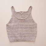 画像をギャラリービューアに読み込む, スプレンディッド  スモークラベンダー ニットタンクトップ ベスト SPLENDID SMOKE LAVENDER KNIT TANK TOP VEST WOMENS
