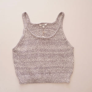 スプレンディッド  スモークラベンダー ニットタンクトップ ベスト SPLENDID SMOKE LAVENDER KNIT TANK TOP VEST WOMENS