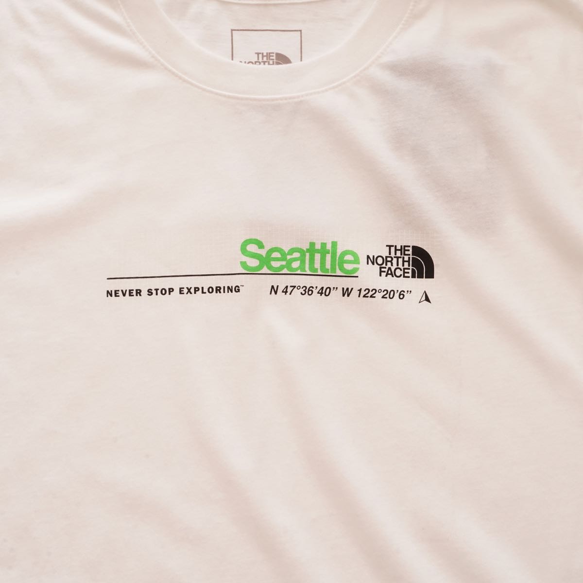 ノースフェイス ホワイト シアトル シティ Tシャツ THE NORTH FACE WHITE SEATTLE CITY TEE WOMENS