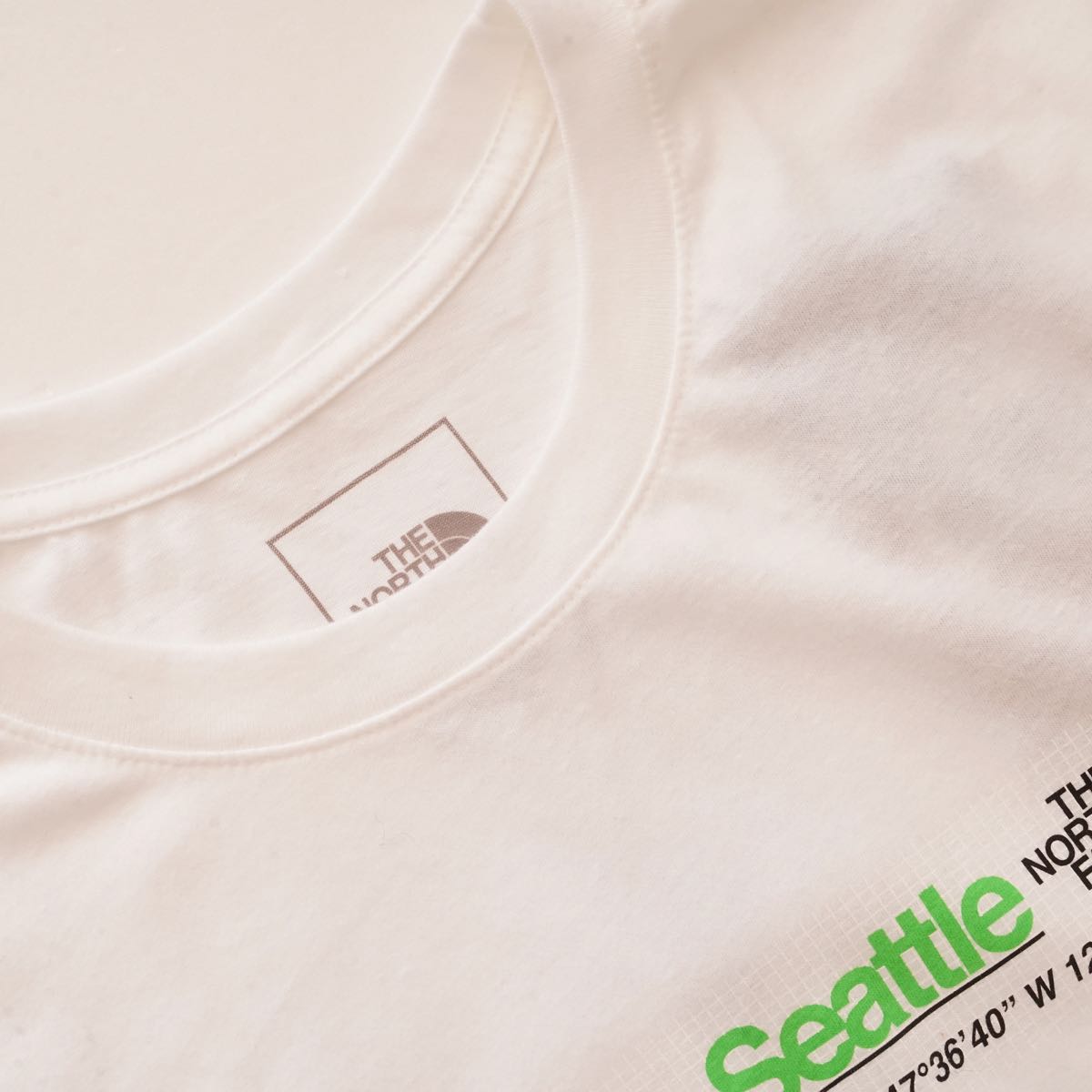 ノースフェイス ホワイト シアトル シティ Tシャツ THE NORTH FACE WHITE SEATTLE CITY TEE WOMENS