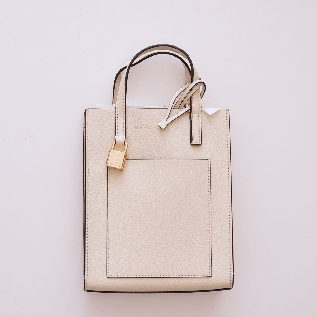 マークジェイコブス ホワイト レザーショルダー＆ミニトートバッグ MARC JACOBS WHITE LEATHER SHOULDER & MINI TOTE BAG WOMENS