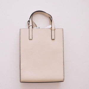 マークジェイコブス ホワイト レザーショルダー＆ミニトートバッグ MARC JACOBS WHITE LEATHER SHOULDER & MINI TOTE BAG WOMENS