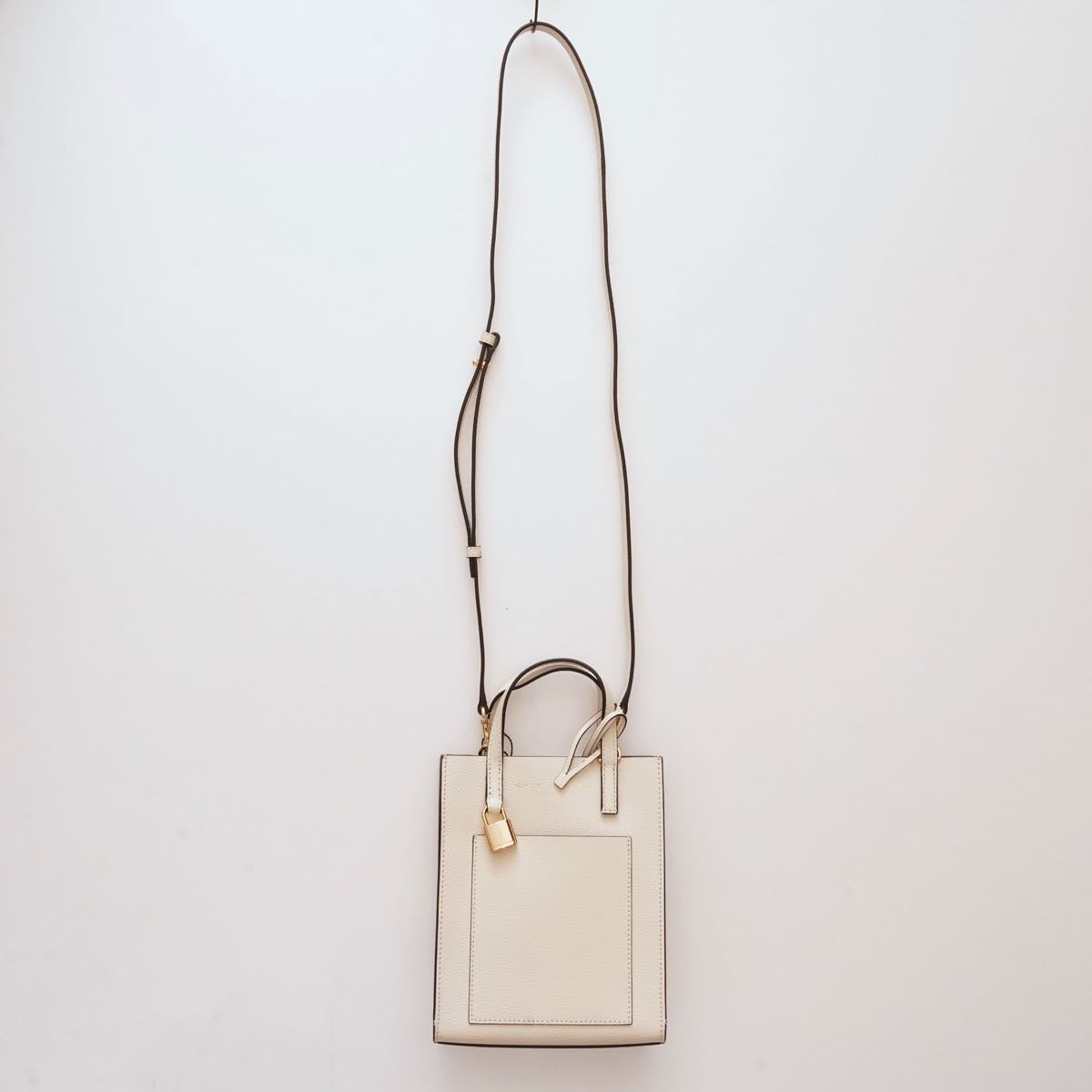 マークジェイコブス ホワイト レザーショルダー＆ミニトートバッグ MARC JACOBS WHITE LEATHER SHOULDER & MINI TOTE BAG WOMENS