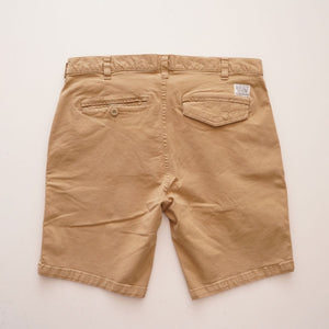 DEUS EX MACHINA デウスエクスマキナ カーキ ベージュ コットン チノショーツ KHAKI BEIGE COTTON CHINO SHORTS MEN