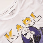 画像をギャラリービューアに読み込む, KARL LAGERFELD PARIS カールラガーフェルド パリ ホワイト プリント Tシャツ WHITE  PRINT TEE WOMEN
